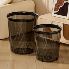 Transparent Trash Can High-value Household Light Luxury Kitchen Living Room Toilet Bathroom Large Bedroom Office Wastebasket