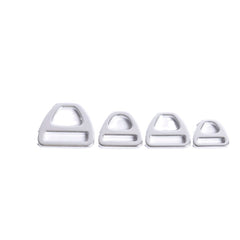 6061 Aluminum Alloy Pet Chest Back Accessories A Buckle Hardware Accessories Metal Triangle Buckle Aviation Aluminum A Buckle D Buckle